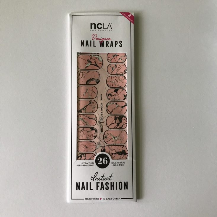 My Fashion Crate Subscription Box Review May 2018 - 12) nail wraps