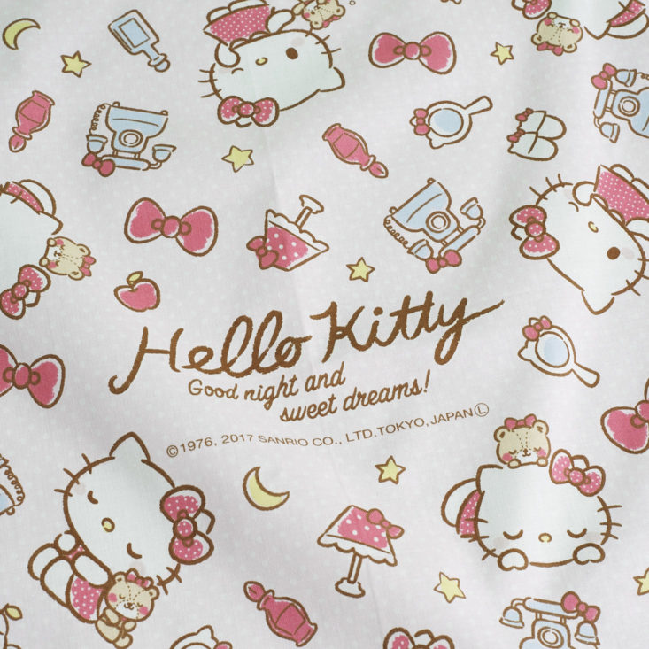 close up of Hello Kitty Handkerchief