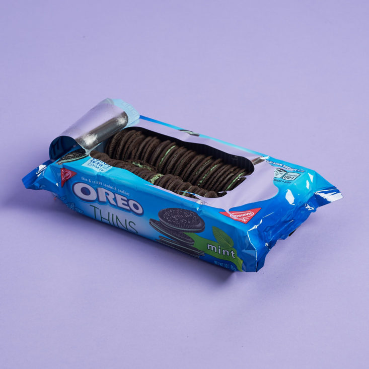 Oreo Thins Mint Open Package