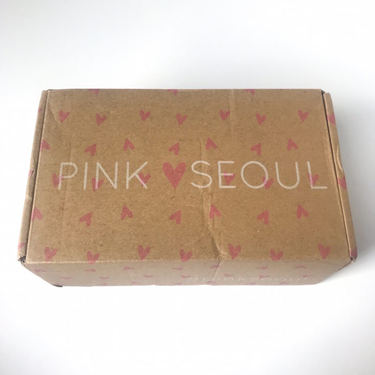 Pink Seoul Monthly Mask Box box