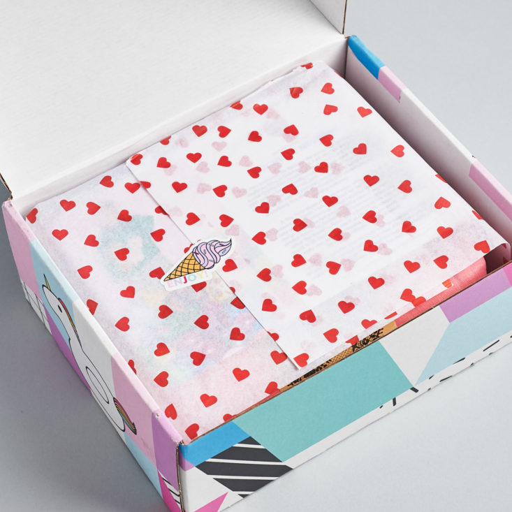 quirky crate unboxing tissue paper