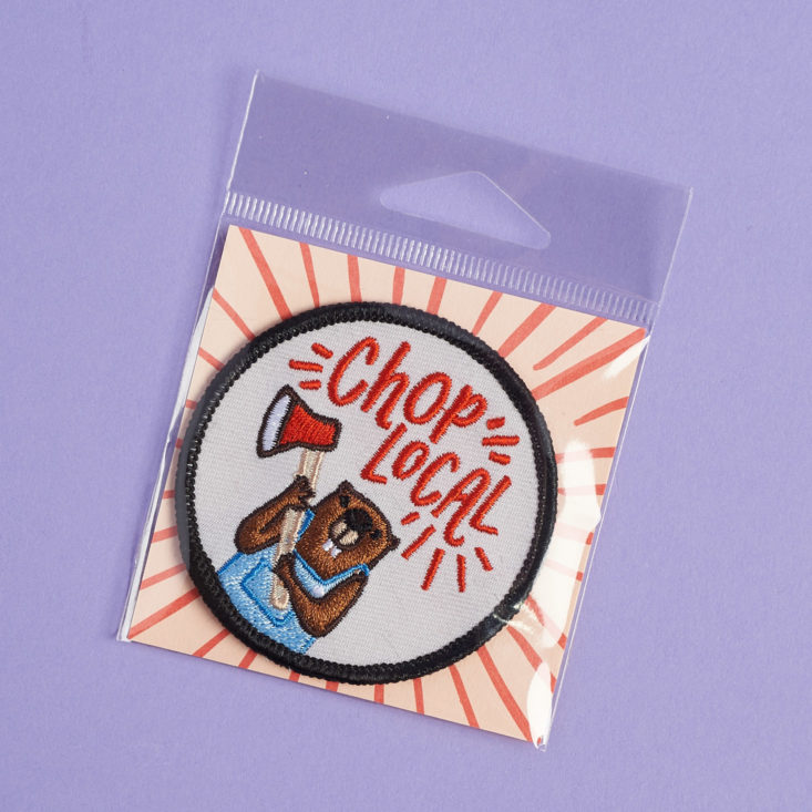 quirky post chop local wrapped patch