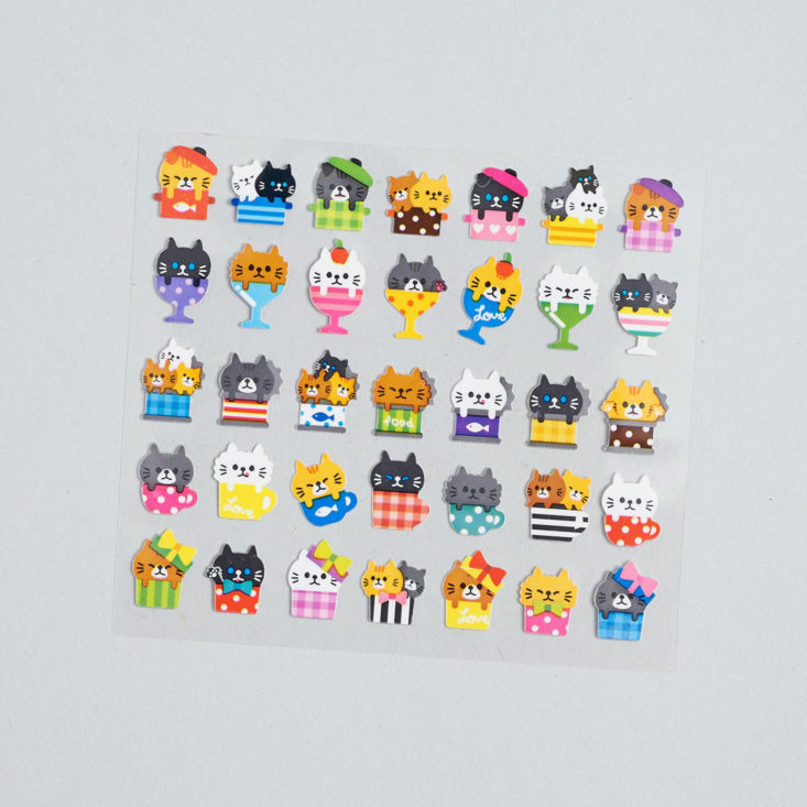 stickii club small cat sticker sheet