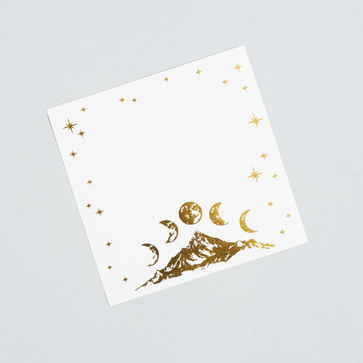 stickii club foil note paper