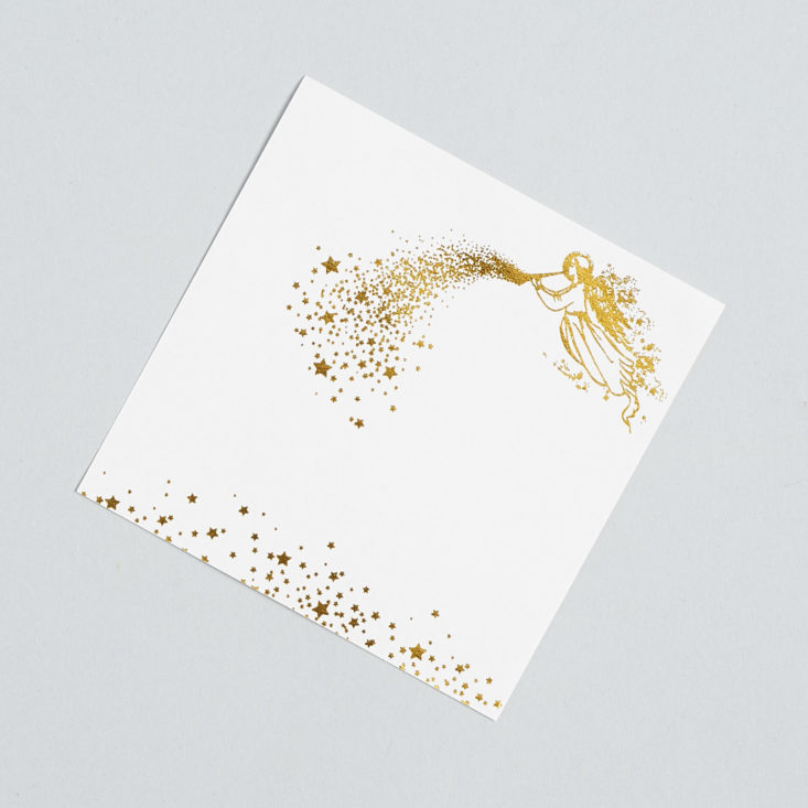 stickii club gold foil note