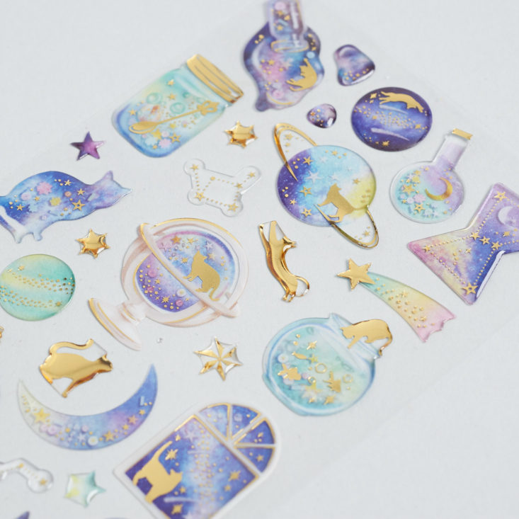 stickii club space cat stickers