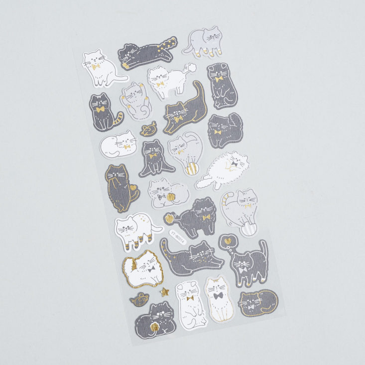 stickii club cat puffy stickers