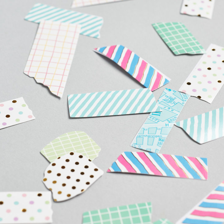stickii june close up washi tapes