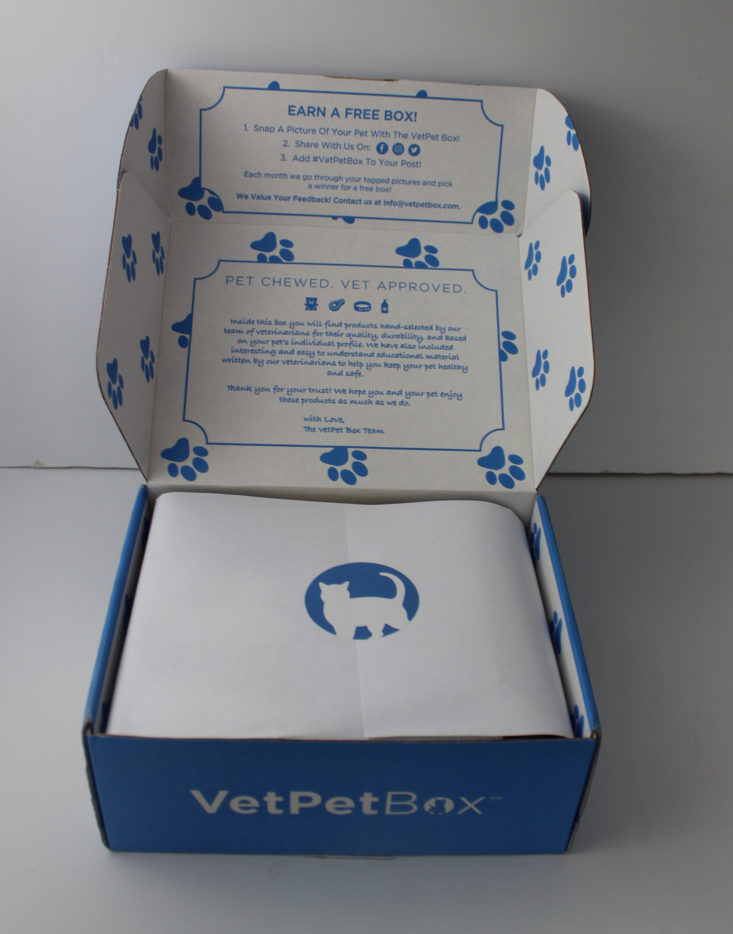 Vet Pet Box Cat June 2018 Inside
