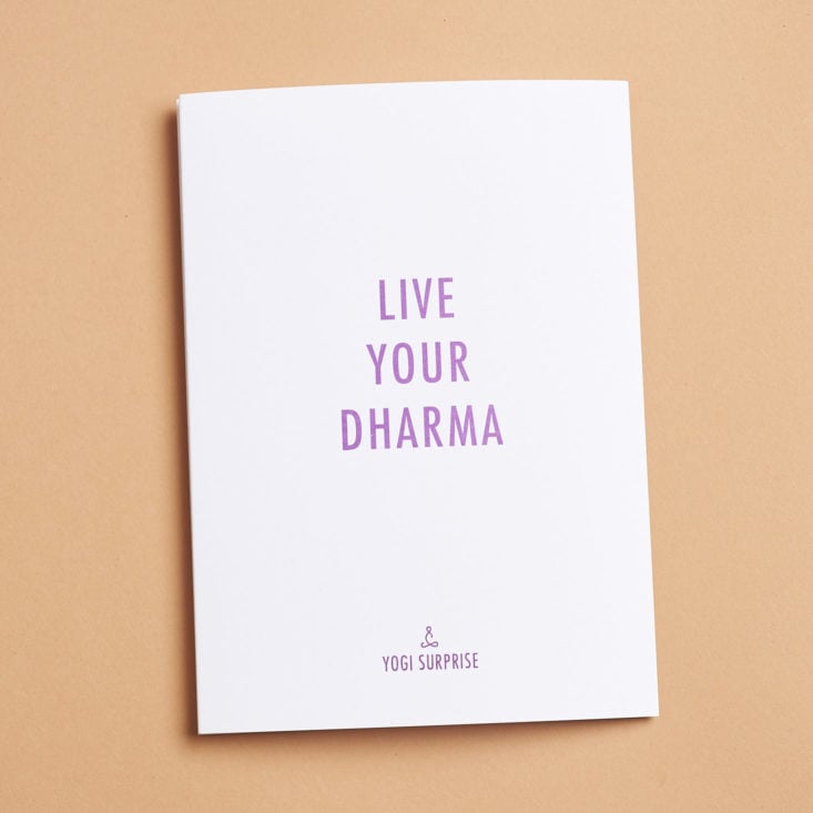 live your dharma booklet