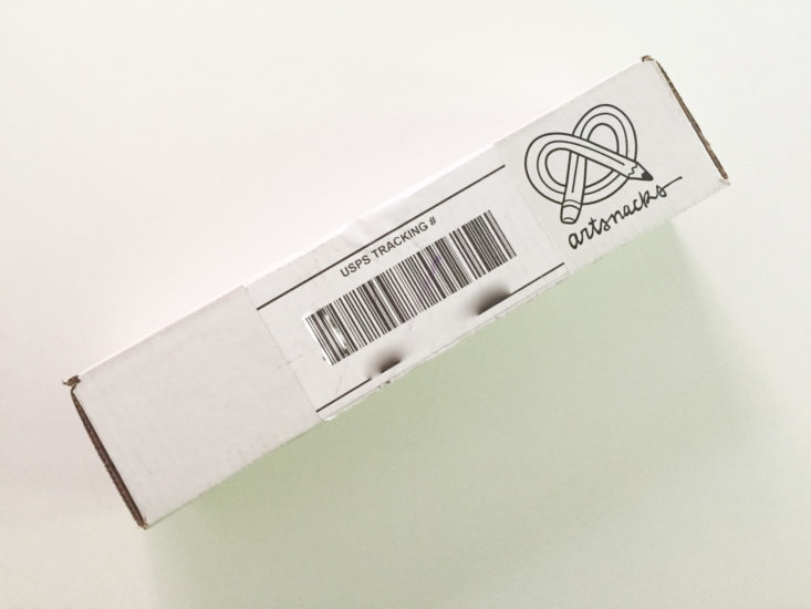 closed art snacks box
