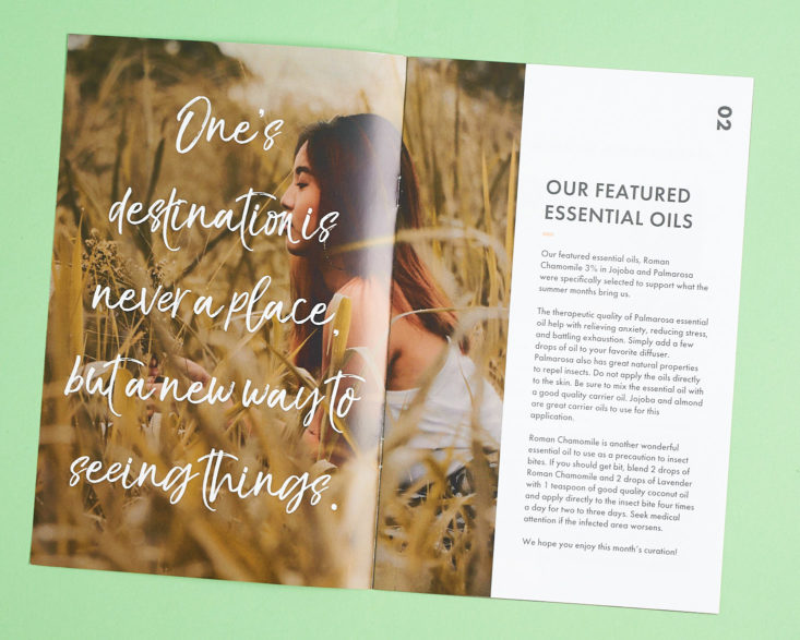 bombay and cedar booklet info