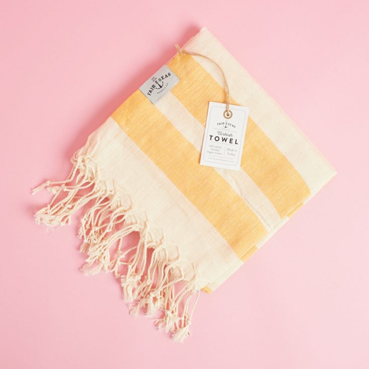 causebox turkish towel folded