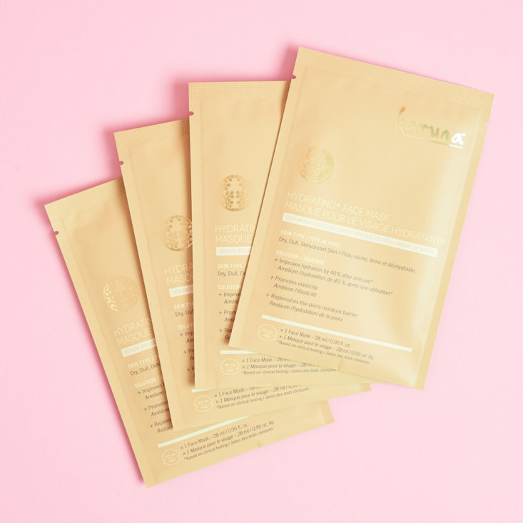 causebox sheet mask set