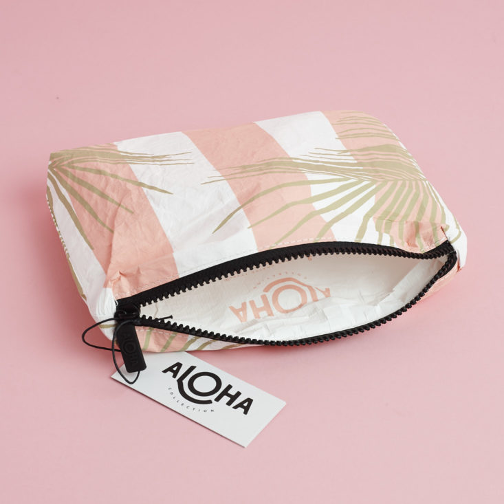unzipped Aloha Collection Small Harmony Pouch in Guava
