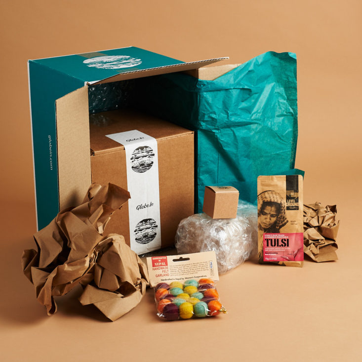globein tea party unboxing items