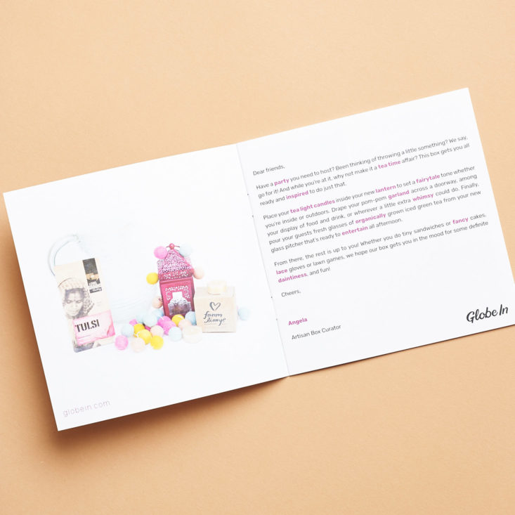globein tea party curation