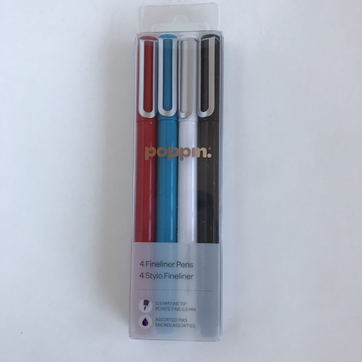 Poppin Fineliner Pens- Set of 4 