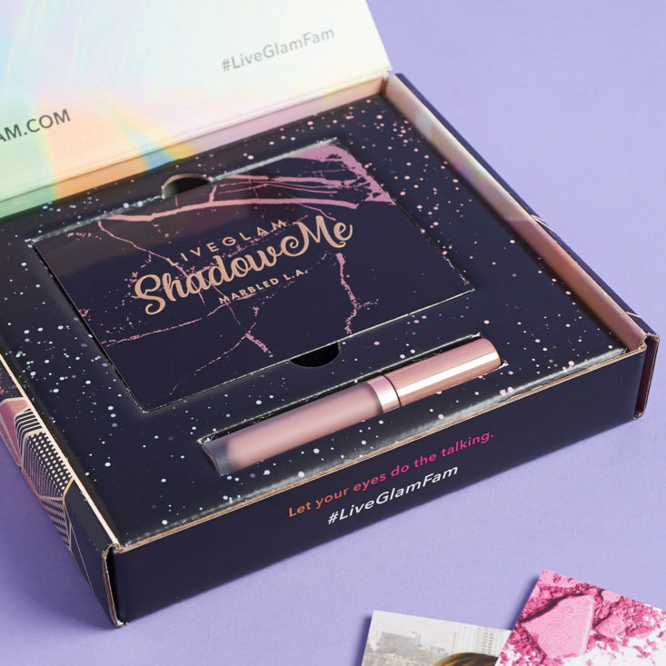 liveglam shadowme unboxing