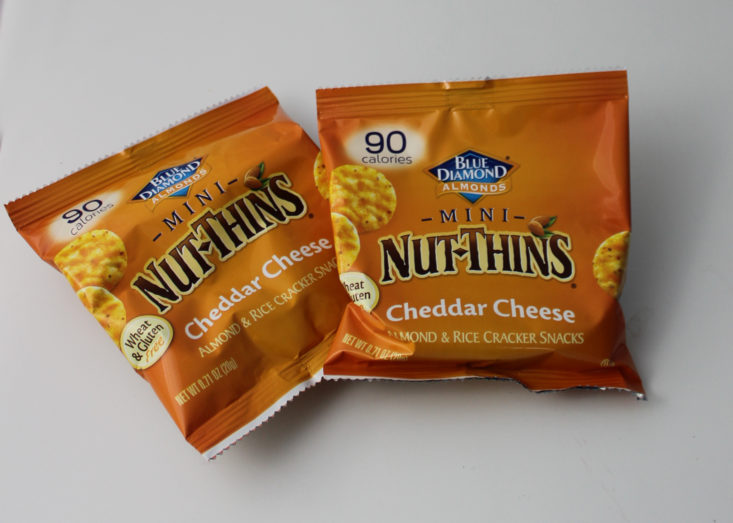 Blue Diamond Mini Nut Thins in Cheddar Cheese (0.71 oz x 2) 