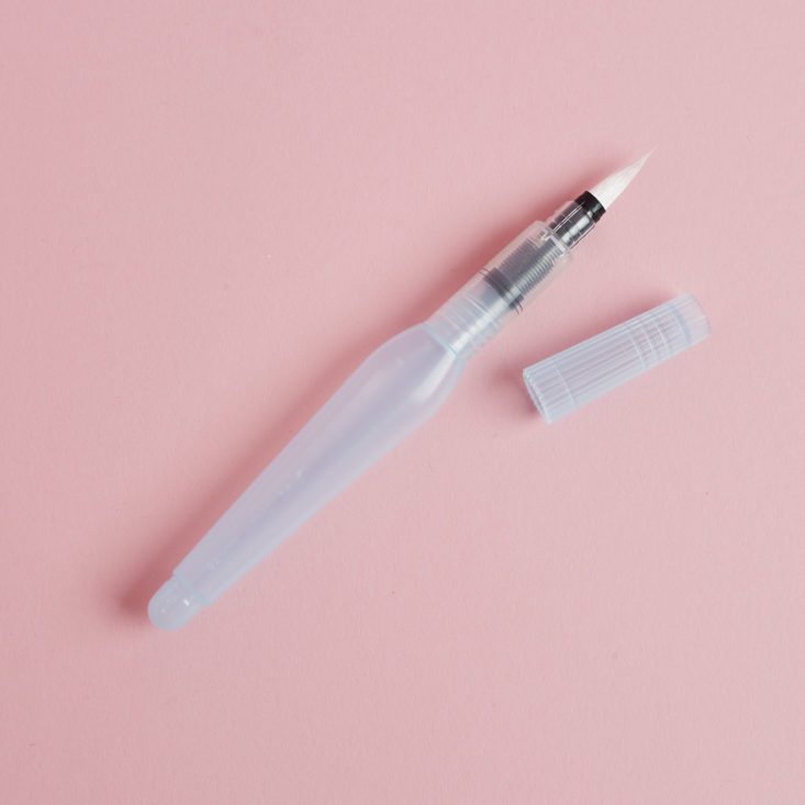 Pentel Aquash Watercolor Brush Pen with cap off