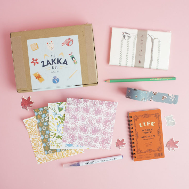 contents of June The Zakka Kit