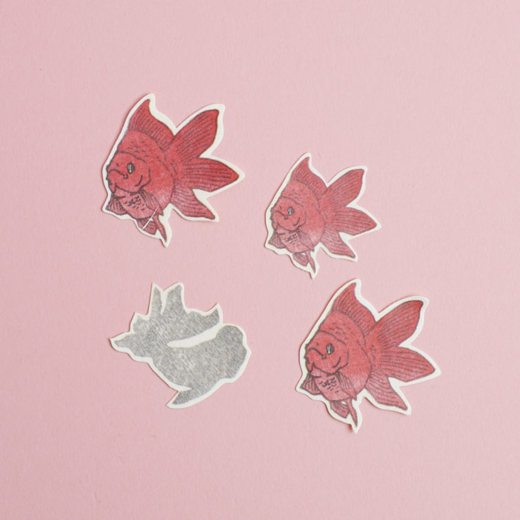 Washi Goldfish Stickers