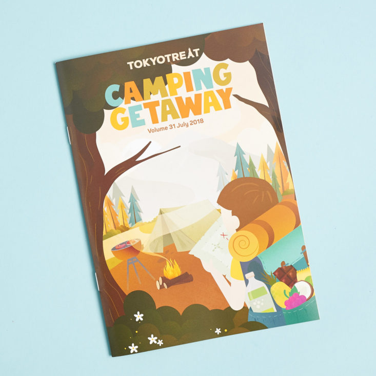 Camping getaway booklet