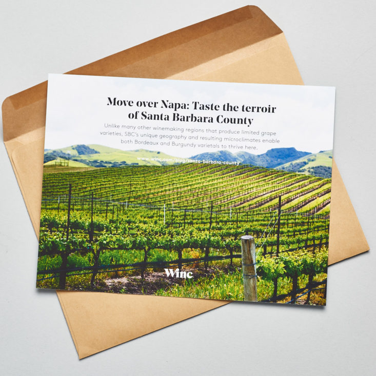 winc vineyard card