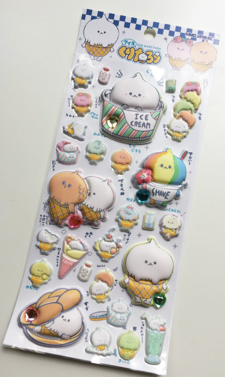 Ice Cream Kuritaro Puffy Stickers