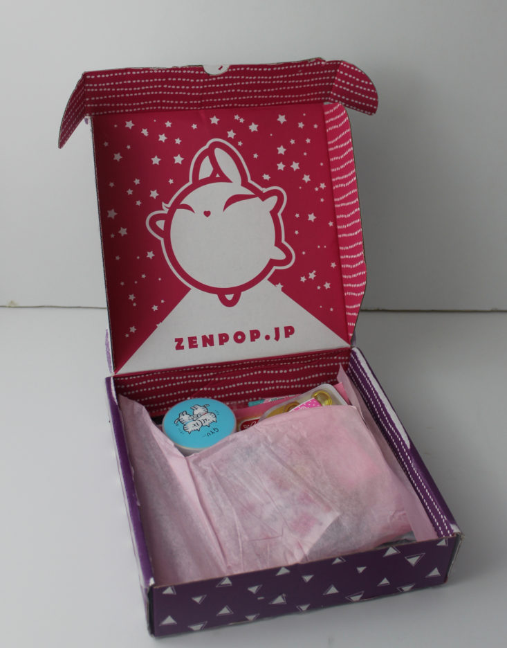 open Zenpop Beauty box
