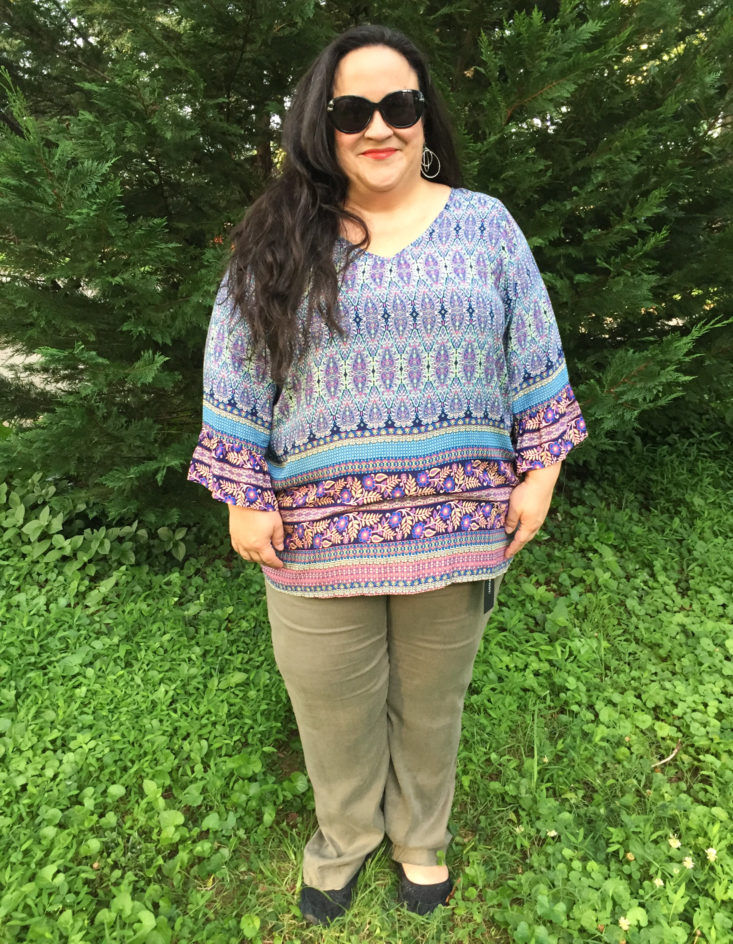 Dorthie Bell Sleeve Top by Satin & Heart