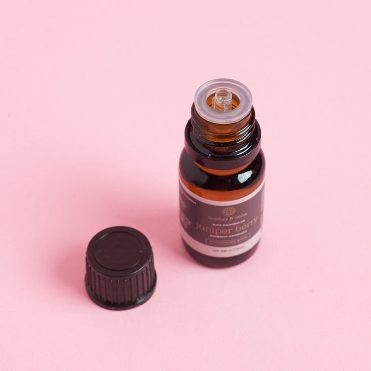 bombay and cedar essential oil dropper