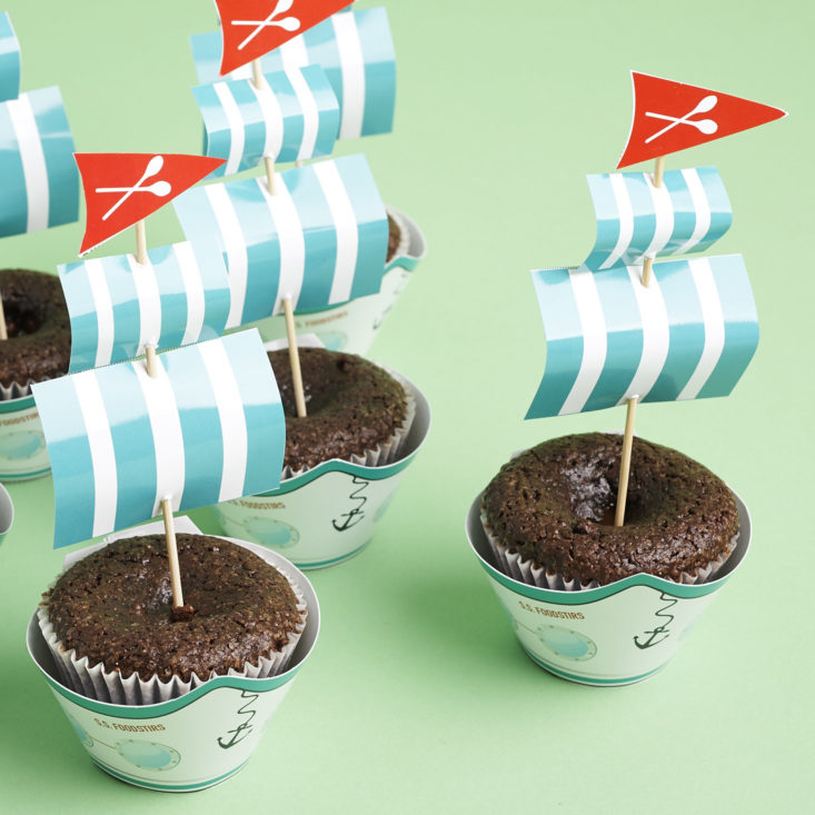 Finished Brownie Boats