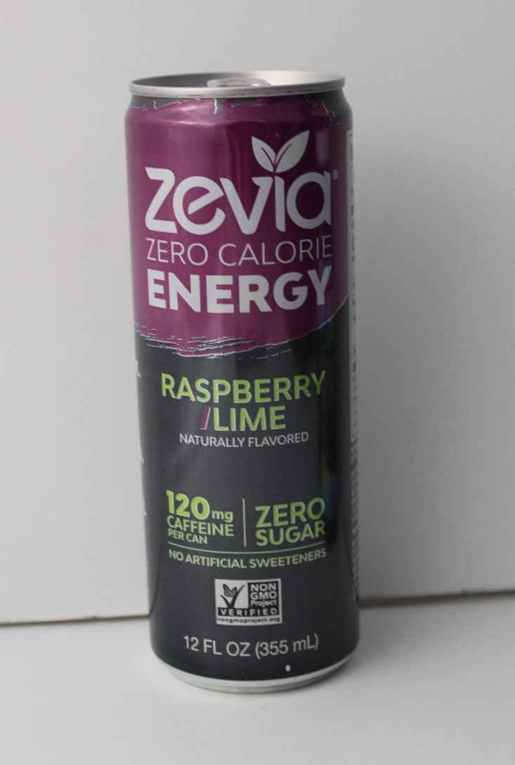 Zevia Energy Drink in Raspberry Lime 
