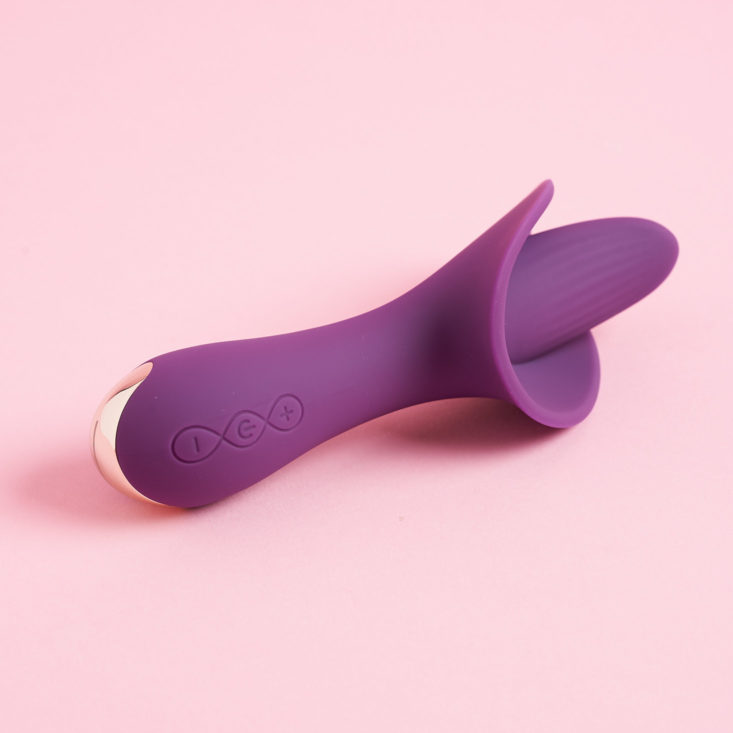 controls on handle of The Loving Orchid Vibrator