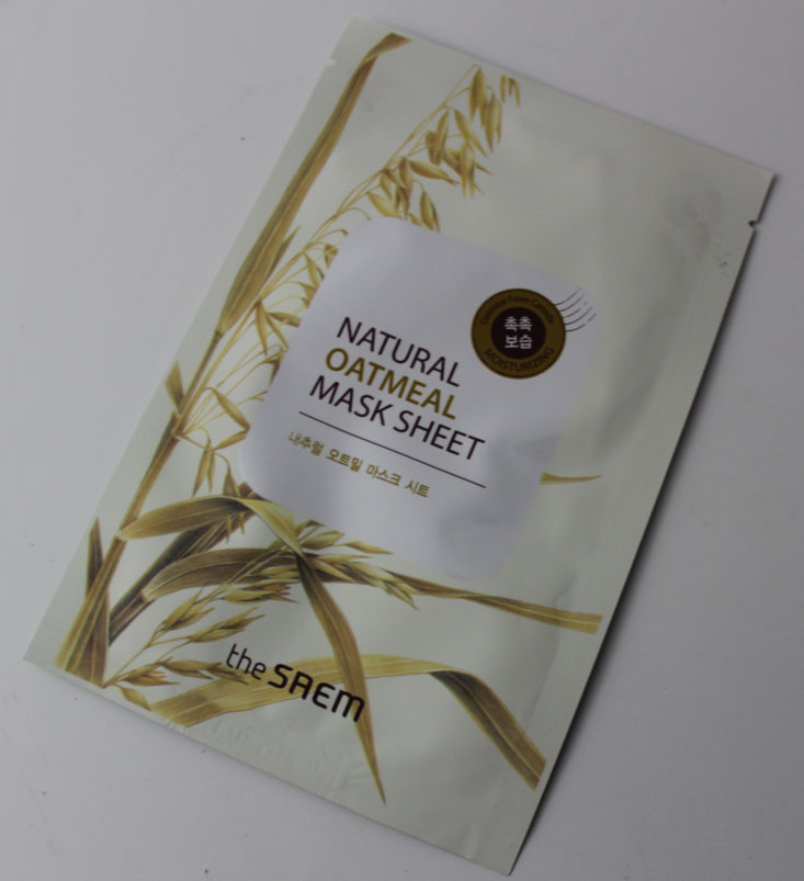 The Saem: Natural Oatmeal Mask Sheet 