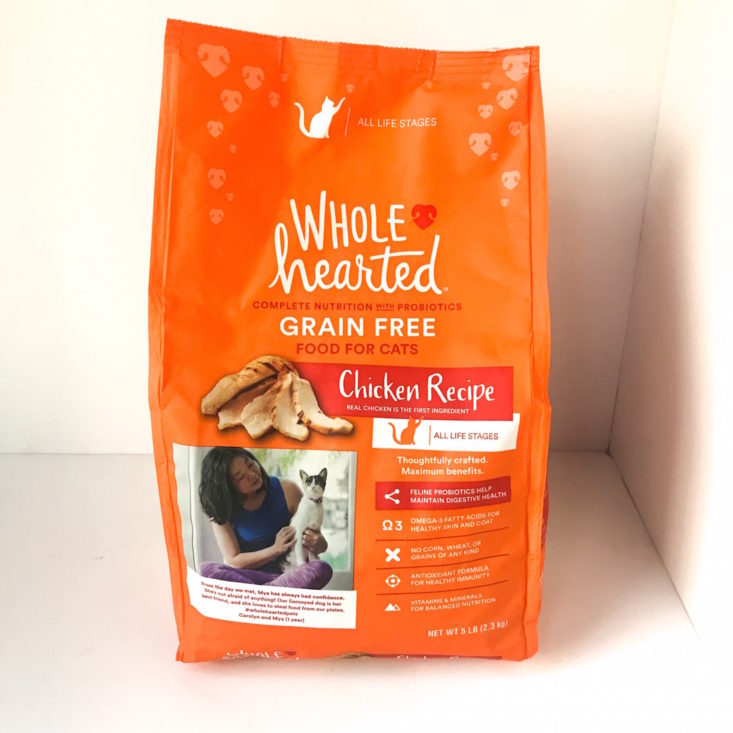 WholeHearted Grain Free Chicken Formula Dry Cat Food, 5 lbs