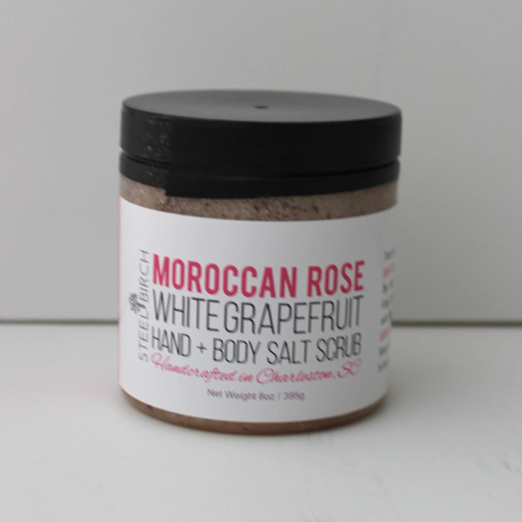 Steel Birch: Moroccan Rose White Grapefruit Salt Scrub