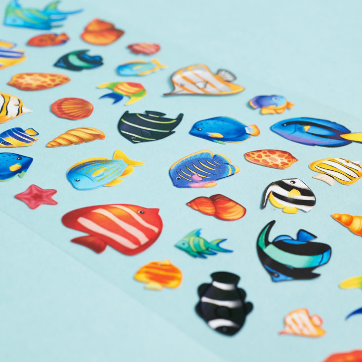 stickii fish sticker sheet