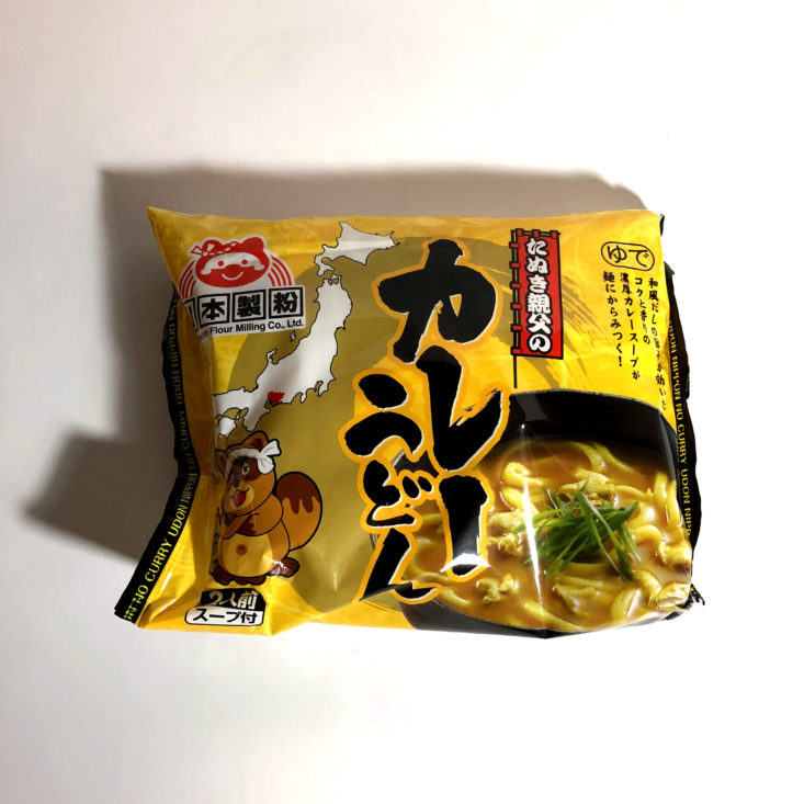 UmaiCrate June 2018 - tanuki oyaji curry udon