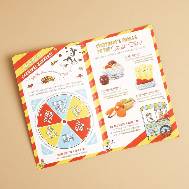 BarkBox September 2018 - Information Card Opened