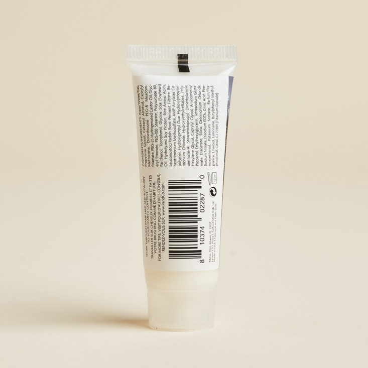 Birchbox Curated September 2018 - Park Ave Blow Out Balm Back