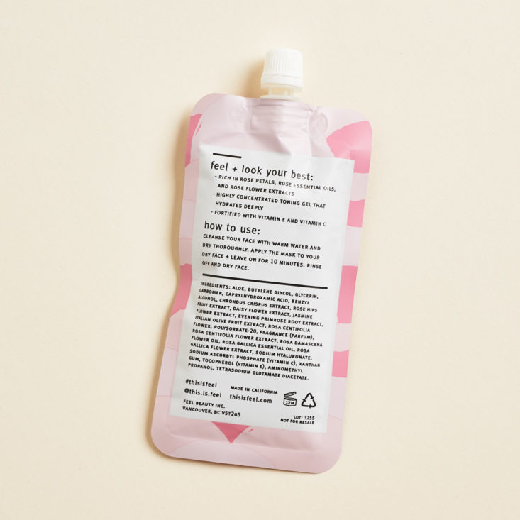 bombay and cedar pink face treatment from feel