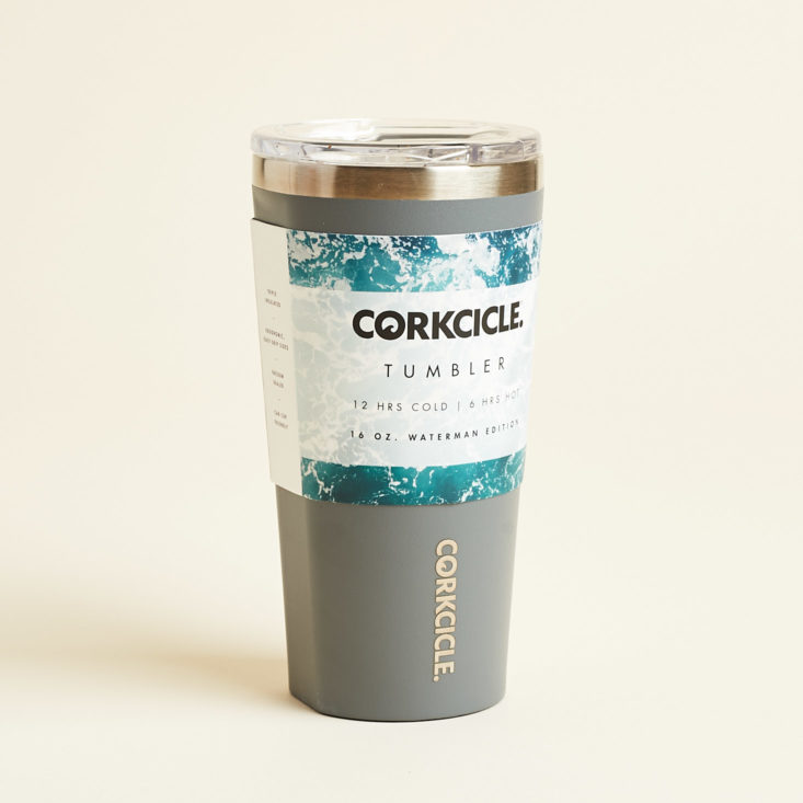 Breo Box Fall September 2018 - Corkcicle 16oz Waterman Edition Tumbler with Label Front