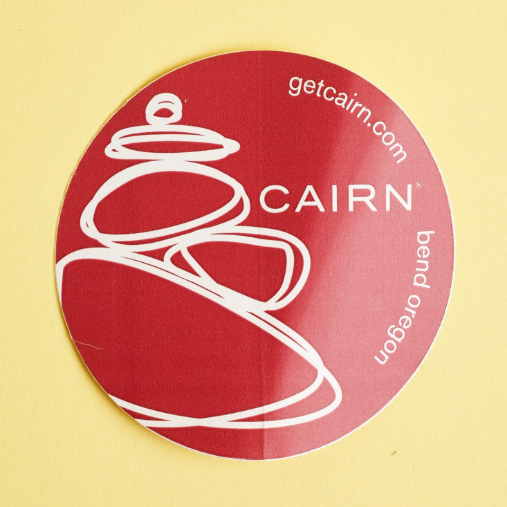 Cairn September 2018 - Sticker Front