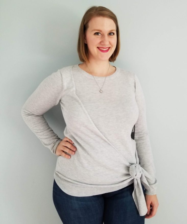 Daily Look August 2018 wrap sweater 2