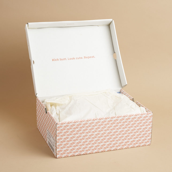 fabletics shoebox unboxing