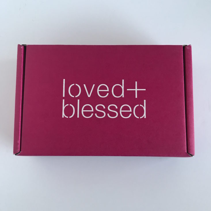 closed Loved + Blessed box