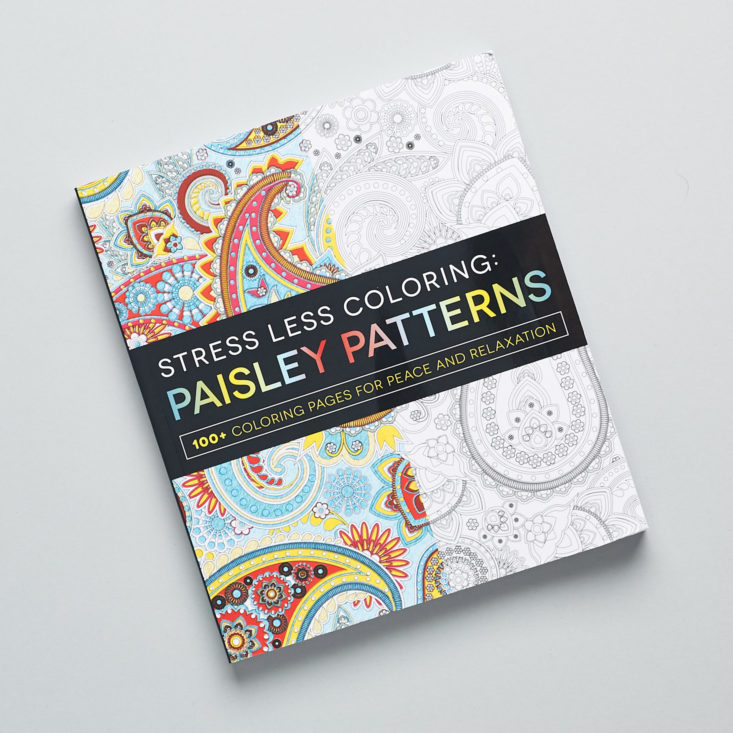 monthly mystery box of awesome paisley coloring book